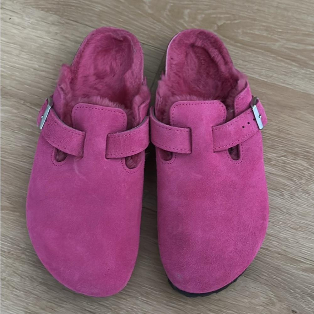 Free People / Birkenstock Boston Shearling Clogs, EU40